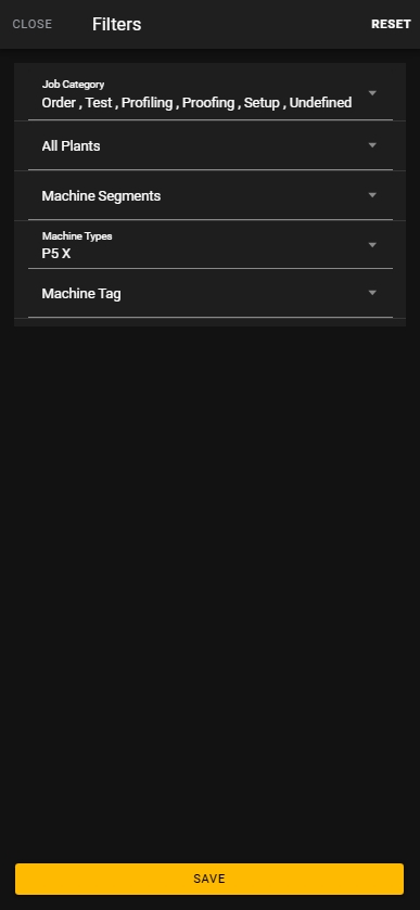 Mobile filter access